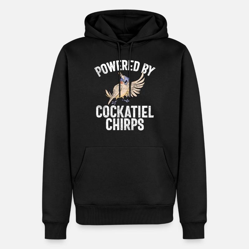 Cadeaux de calopsitte - Sweat à capuche Premium bio Homme - noir