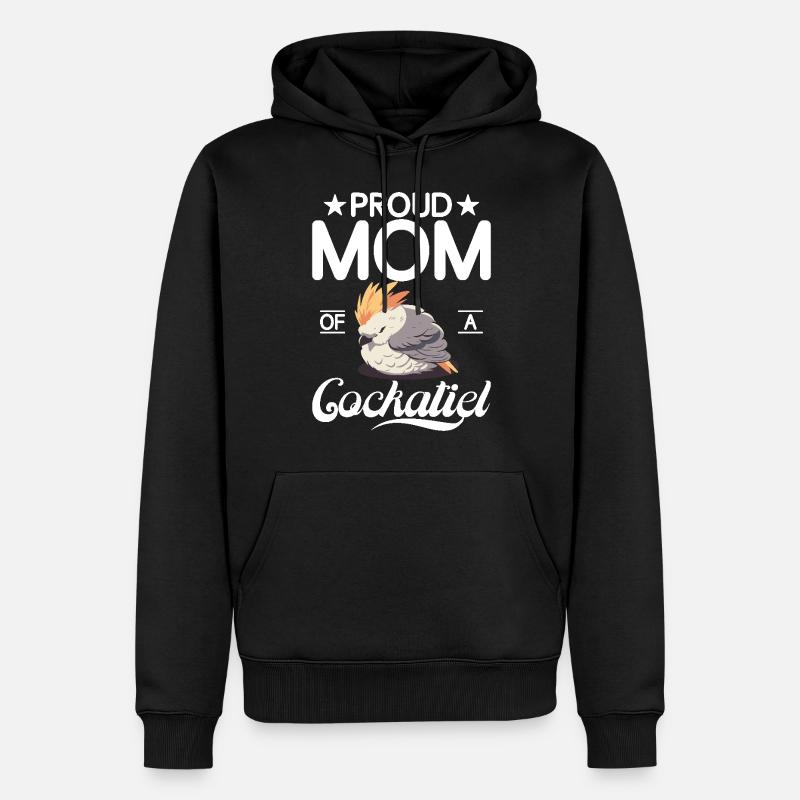 Cadeaux de calopsitte - Sweat à capuche Premium bio Homme - noir