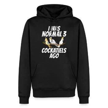 Cockatiel Gifts - Männer Premium Bio Hoodie - Schwarz - Vorne - Nico (187cm)