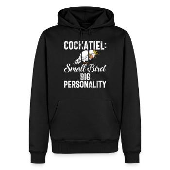 Cockatiel Gifts - Männer Premium Bio Hoodie - Schwarz - Vorne - Nico (187cm)