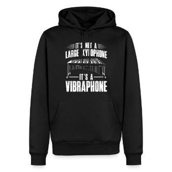 Es Ist Kein Großes Xylophon, Sondern Ein - Männer Premium Bio Hoodie - Schwarz - Vorne - Nico (187cm)