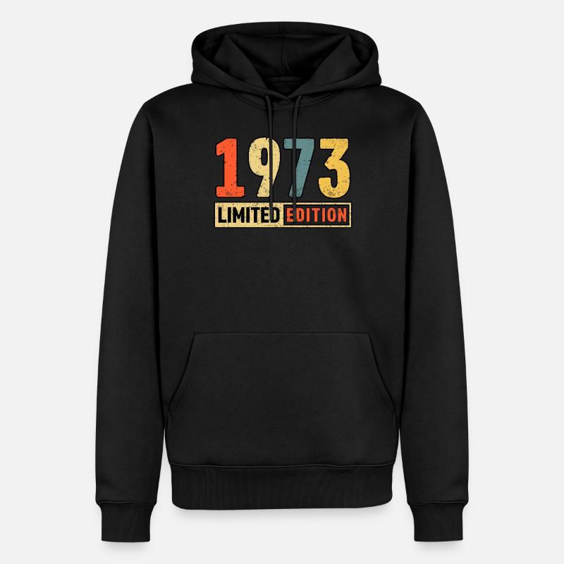 Édition limitée 1973 - Sweat à capuche Premium bio Homme - noir