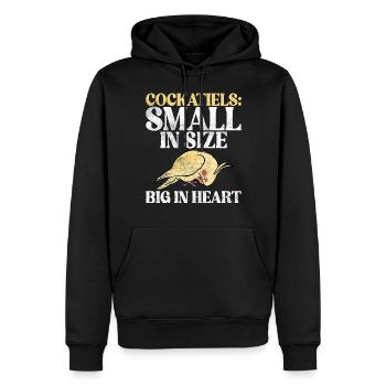 Cockatiel Gifts - Männer Premium Bio Hoodie - Schwarz - Vorne - Nico (187cm)