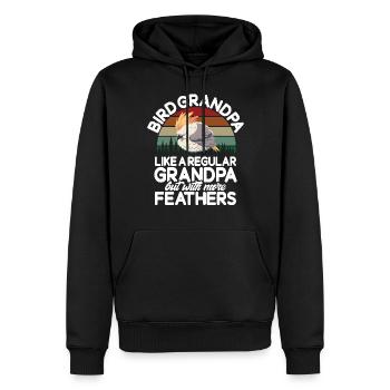 Cockatiel Gifts - Männer Premium Bio Hoodie - Schwarz - Vorne - Nico (187cm)