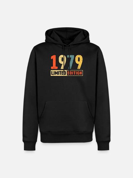 Limited Edition 1979 - Men’s Premium Organic Hoodie - black