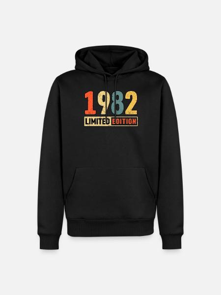 Limited Edition 1982 - Men’s Premium Organic Hoodie - black