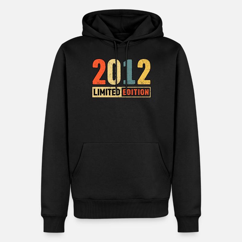 Edition Limitée 2012 - Sweat à capuche Premium bio Homme - noir