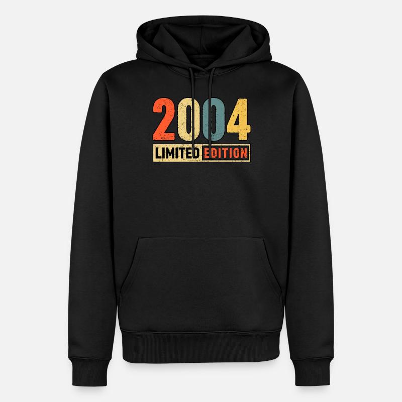 Edition limitée 2004 - Sweat à capuche Premium bio Homme - noir