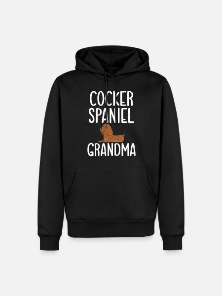 Cocker Spaniel Gifts - Men’s Premium Organic Hoodie - black