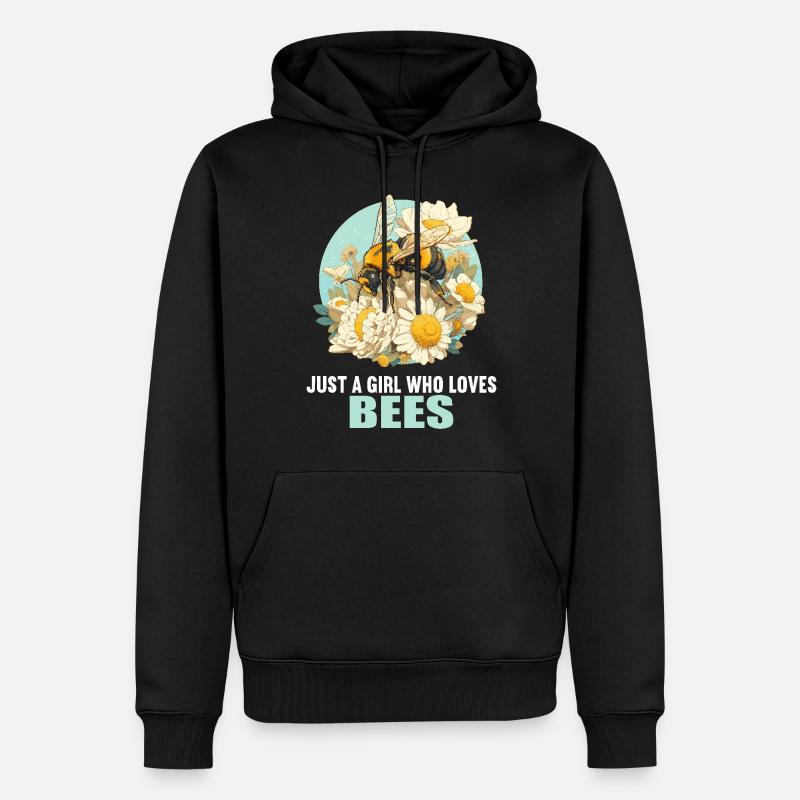 Abeilles Abeille - Sweat à capuche Premium bio Homme - noir
