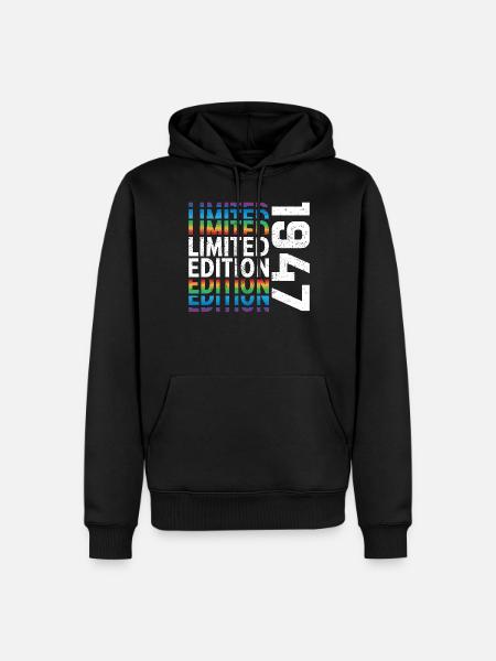 Limited Edition 1947 - Men’s Premium Organic Hoodie - black