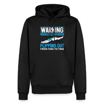 Wassersport Sprungbrett Taucher - Männer Premium Bio Hoodie - Schwarz - Vorne - Nico (187cm)