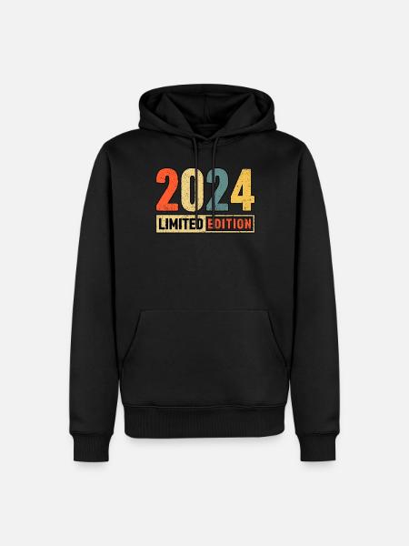 Édition limitée 2024 - Sweat à capuche Premium bio Homme - noir