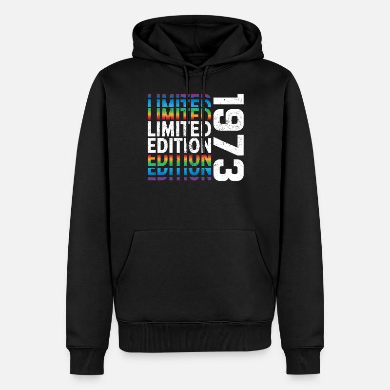 Édition limitée 1973 - Sweat à capuche Premium bio Homme - noir
