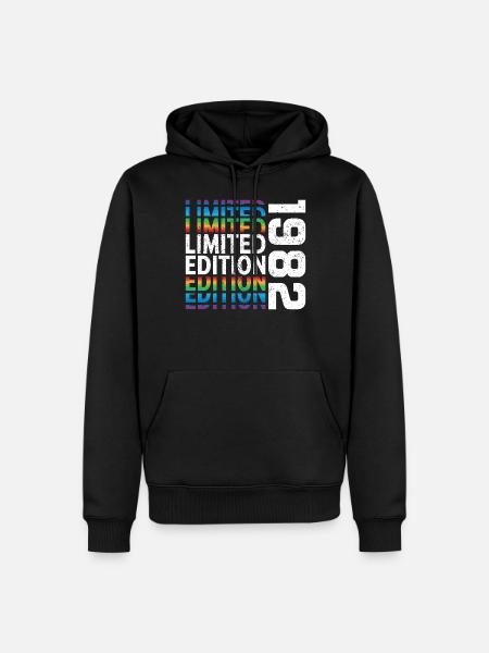 Limited Edition 1982 - Men’s Premium Organic Hoodie - black