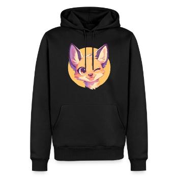 Schakale Schakal - Männer Premium Bio Hoodie - Schwarz - Vorne - Nico (187cm)