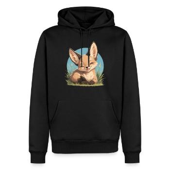 Schakale Schakal - Männer Premium Bio Hoodie - Schwarz - Vorne - Nico (187cm)