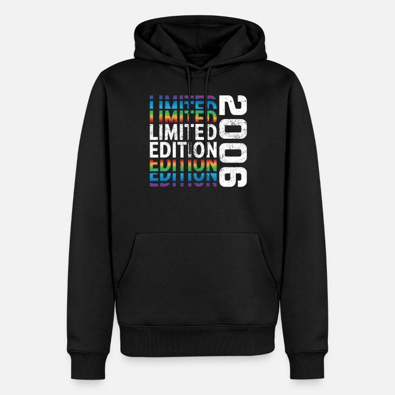 Edition limitée 2006 - Sweat à capuche Premium bio Homme - noir