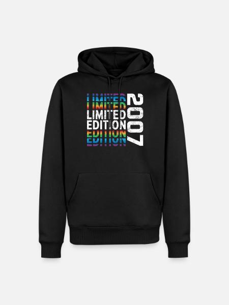 Edition limitée 2007 - Sweat à capuche Premium bio Homme - noir
