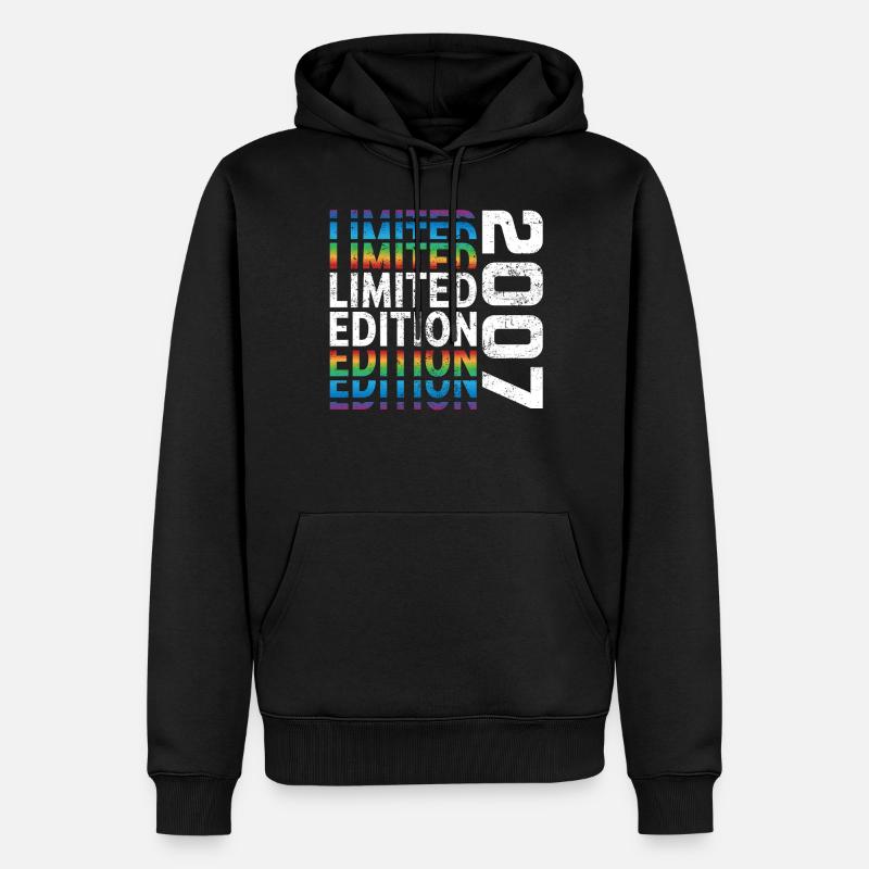 Edition limitée 2007 - Sweat à capuche Premium bio Homme - noir