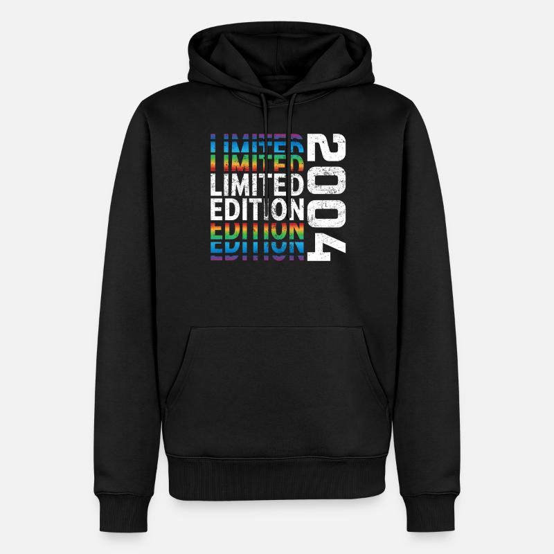 Edition limitée 2004 - Sweat à capuche Premium bio Homme - noir