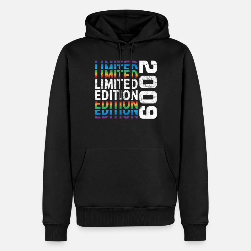 Edition limitée 2009 - Sweat à capuche Premium bio Homme - noir