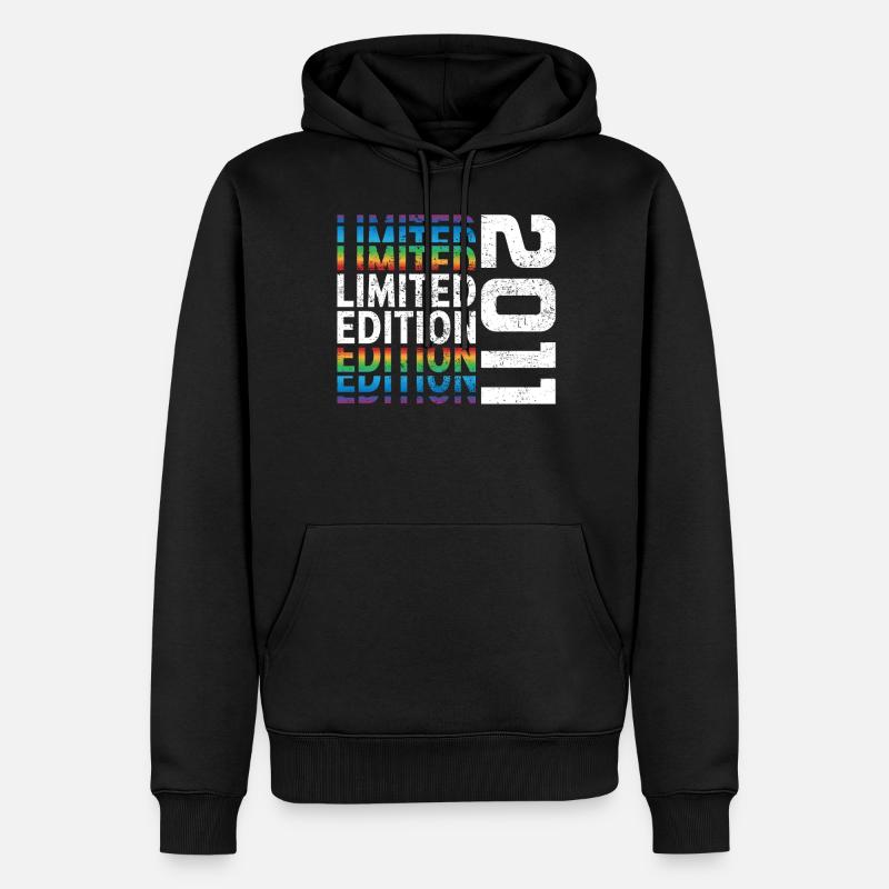 Edition Limitée 2011 - Sweat à capuche Premium bio Homme - noir