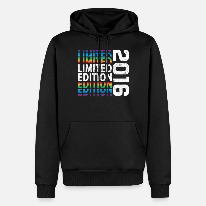 Edition Limitée 2016 - Sweat à capuche Premium bio Homme - noir