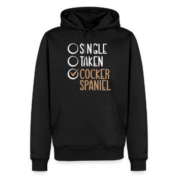 Cocker Spaniel Gifts - Männer Premium Bio Hoodie - Schwarz - Vorne - Nico (187cm)