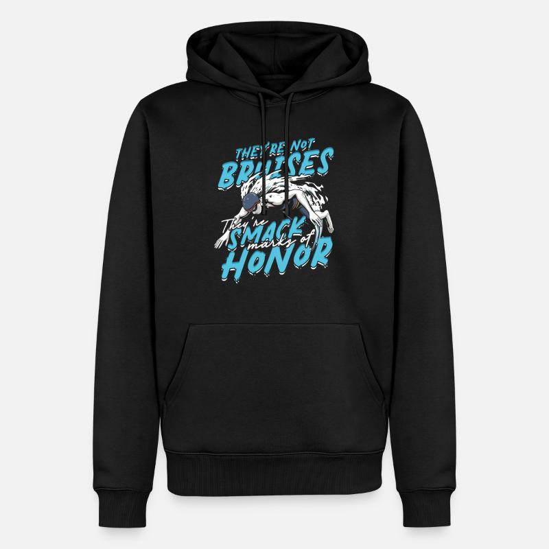 Plongée tremplinne Plongée tremplin - Sweat à capuche Premium bio Homme - noir