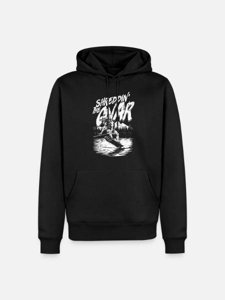 Wakeboarding Wakeboard Wakeboarder - Men’s Premium Organic Hoodie - black