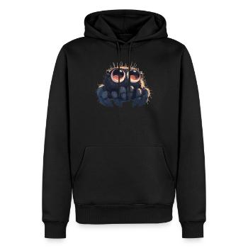 Jumping Spider Springspinnen Springspinne - Männer Premium Bio Hoodie - Schwarz - Vorne - Nico (187cm)