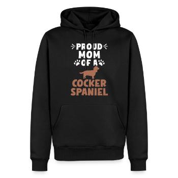 Cocker Spaniel Gifts - Männer Premium Bio Hoodie - Schwarz - Vorne - Nico (187cm)