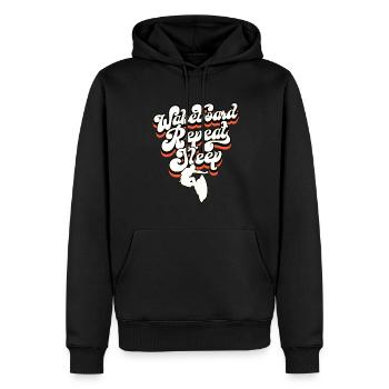 Wakeboarding Wakeboard Wakeboarder - Men’s Premium Organic Hoodie - black - Front - Nico (187cm)