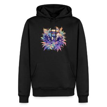 Jumping Spider Springspinnen Springspinne - Männer Premium Bio Hoodie - Schwarz - Vorne - Nico (187cm)
