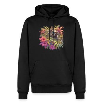 Jumping Spider Springspinnen Springspinne - Männer Premium Bio Hoodie - Schwarz - Vorne - Nico (187cm)