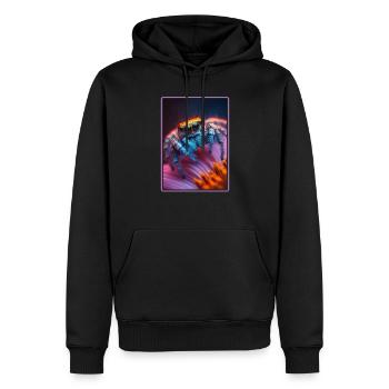 Jumping Spider Springspinnen Springspinne - Männer Premium Bio Hoodie - Schwarz - Vorne - Nico (187cm)