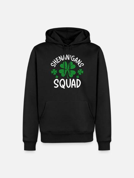Shenanigans Squad - Männer Premium Bio Hoodie - Schwarz