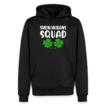Shenanigans Squad - Männer Premium Bio Hoodie - Schwarz - Vorne - Nico (187cm)