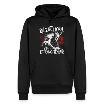 Wendigo Kryptide Cryptid - Männer Premium Bio Hoodie - Schwarz - Vorne - Nico (187cm)