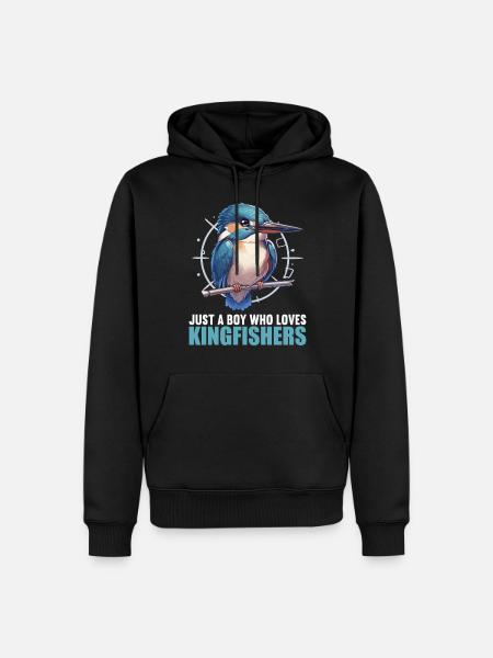 Kingfishers Kingfisher - Men’s Premium Organic Hoodie - black