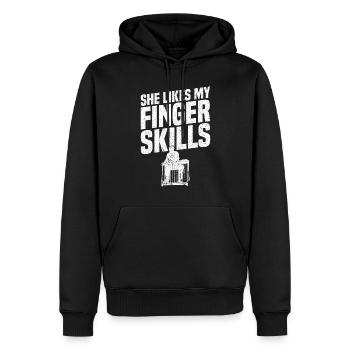 Pedal Steel Guitar Sie Mag Meine - Männer Premium Bio Hoodie - Schwarz - Vorne - Nico (187cm)