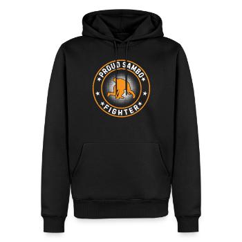 Proud Sambo fighter - Sambo Martial Arts Combat - Männer Premium Bio Hoodie - Schwarz - Vorne - Nico (187cm)