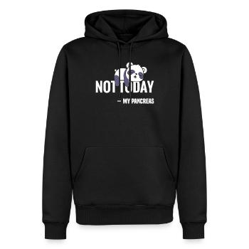 Seuls les perdants ont besoin d’un pancréas - Sweat à capuche Premium bio Homme - noir - Devant - Nico (187cm)