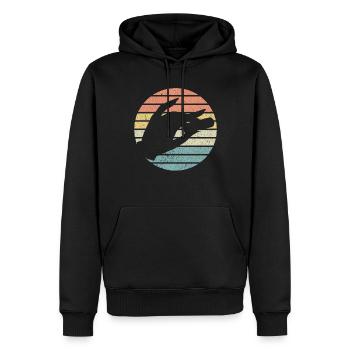Ich Spiele Pedal-steel-gitarre, Was Ist Deine - Männer Premium Bio Hoodie - Schwarz - Vorne - Nico (187cm)