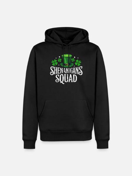 Shenanigans Squad - Men’s Premium Organic Hoodie - black