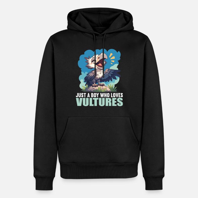 Vulture Geier - Sweat à capuche Premium bio Homme - noir