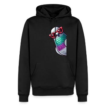 Amateurs de pigeons Pigeons Amoureux des oiseaux - Sweat à capuche Premium bio Homme - noir - Devant - Nico (187cm)