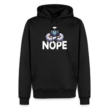 Amateurs de pigeons Pigeons Amoureux des oiseaux - Sweat à capuche Premium bio Homme - noir - Devant - Nico (187cm)