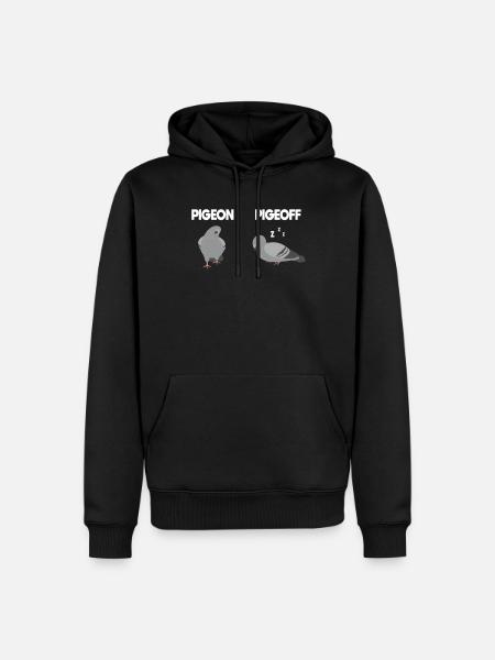 Pigeon Lovers Pigeons Bird Lovers - Men’s Premium Organic Hoodie - black